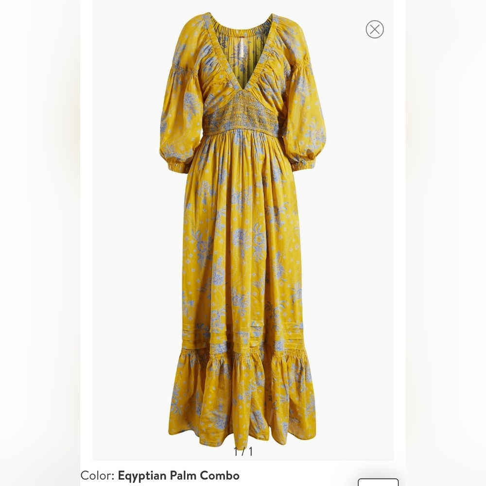 Free People Cotton Maxi Dress